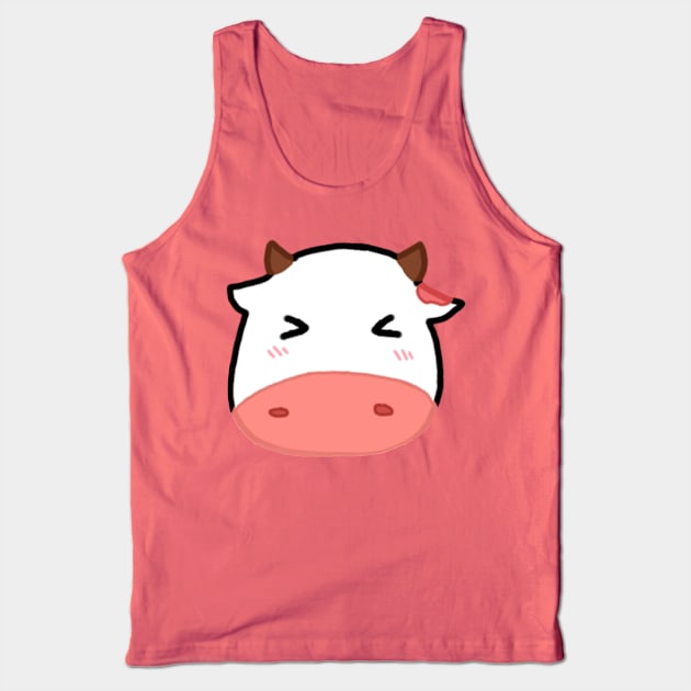 Pink Cow Tank Top by chillayx